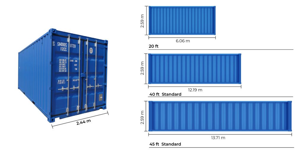40ft container dimensions in dubai